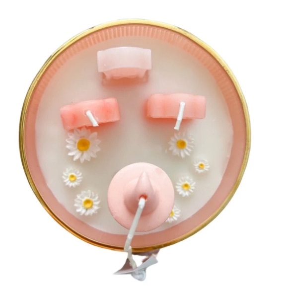 Cupcakes and Cashmere Pink Ghost Graveyard Candle - Picture 4 of 6